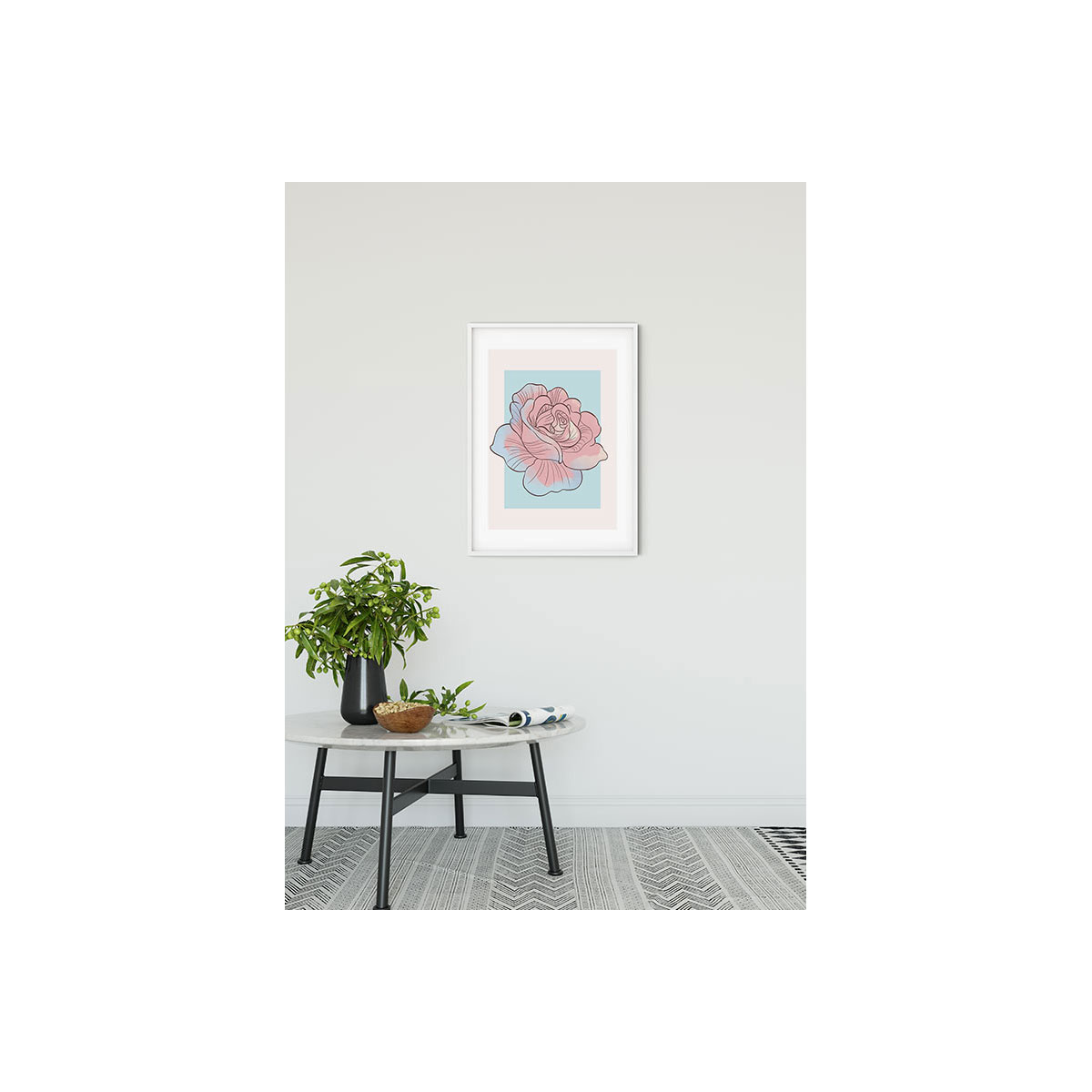 Komar  Wandbild Cinderella Rose 40x50 cm