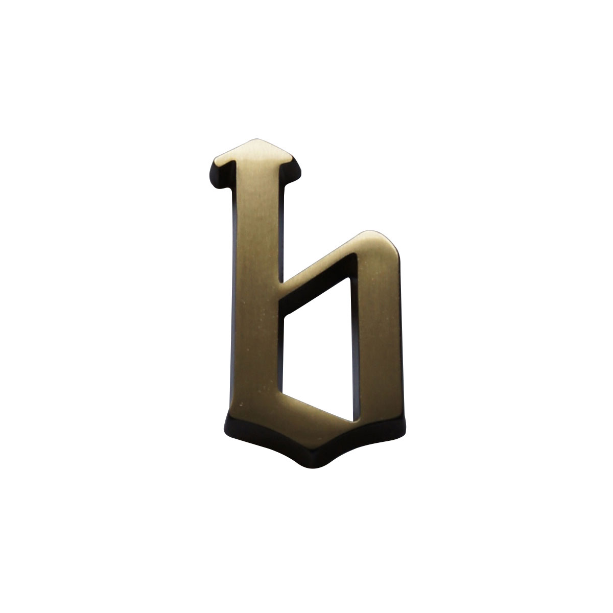 Alpertec Buchstabe b brüniert