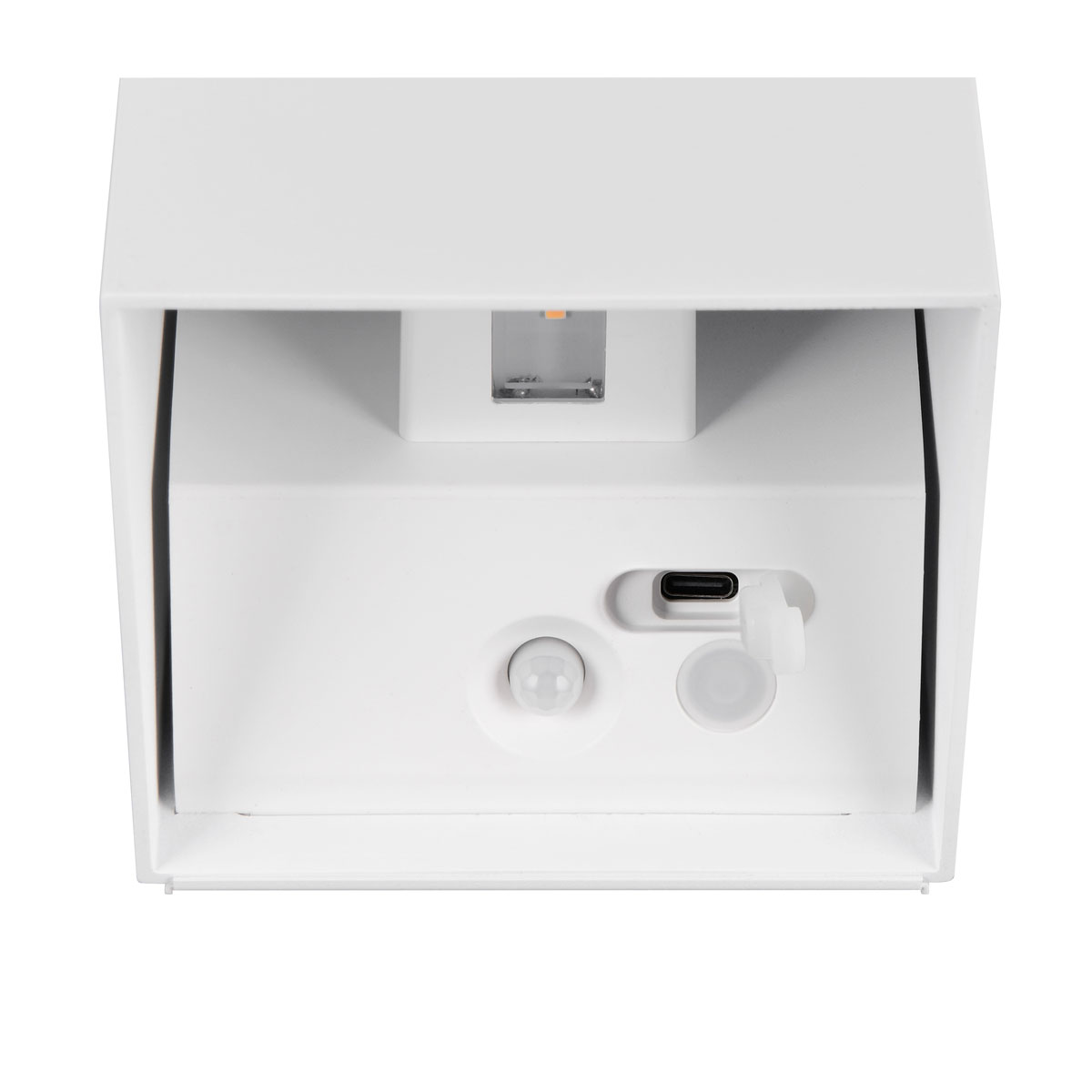 Reality LED Wandleuchte GENIE weiß eckig Bild 6