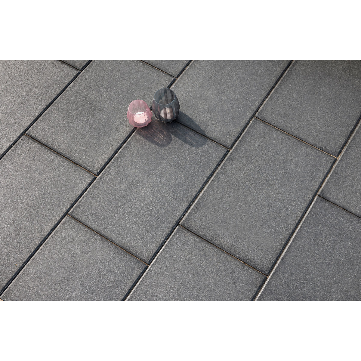 Diephaus  Terrassenplatte Schwarz-Basalt 60 x 40 x 4 cm Bild 2