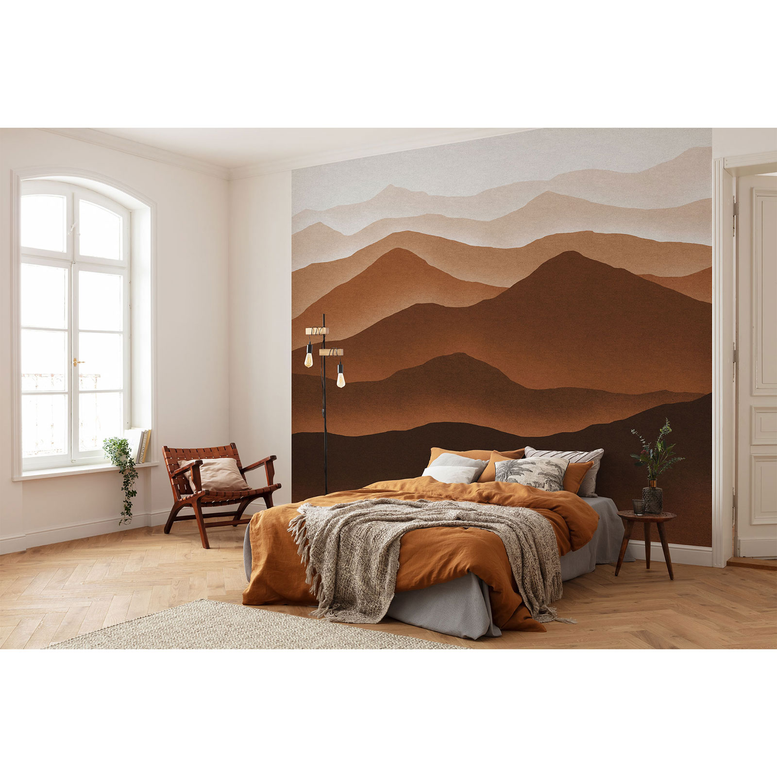 Komar  Vlies Fototapete Macchiato Mountains 300x250 cm