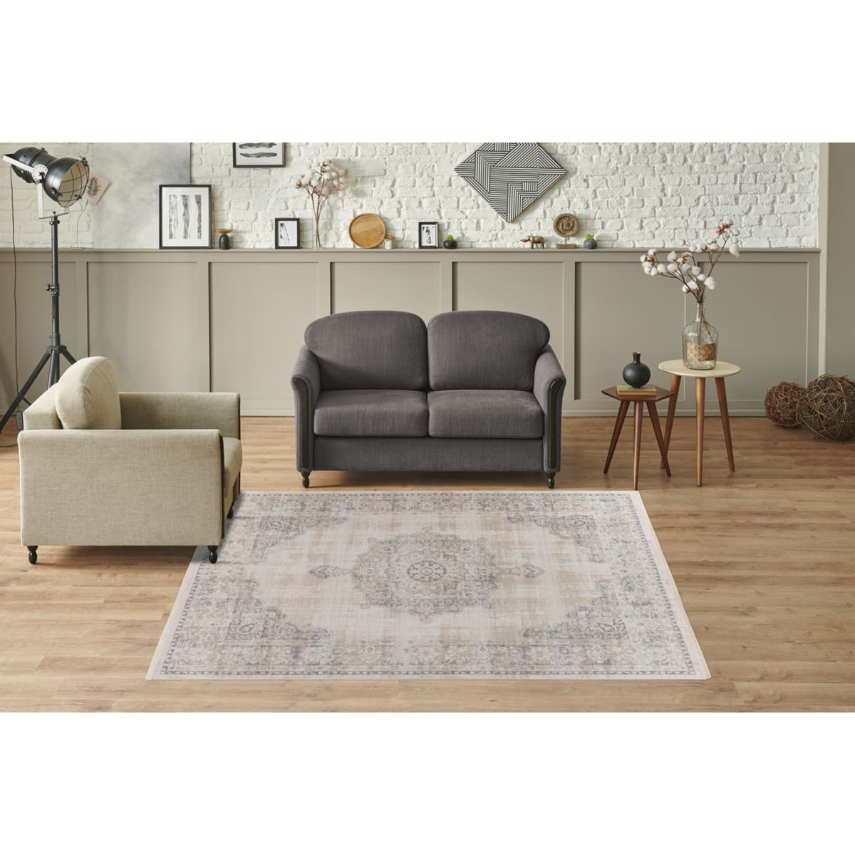 Milan 125 Grau 160 x 230 cm Bild 2