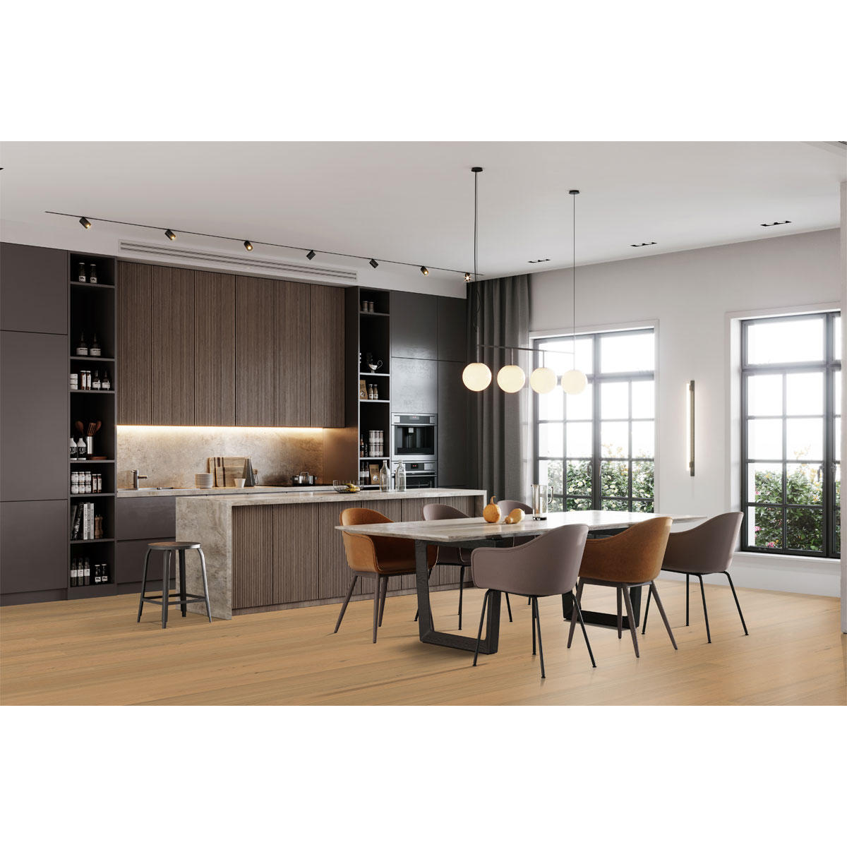 Susify-Bodenbelag FSC Oak Mist 1900 x 190 x 8 mm Bild 4