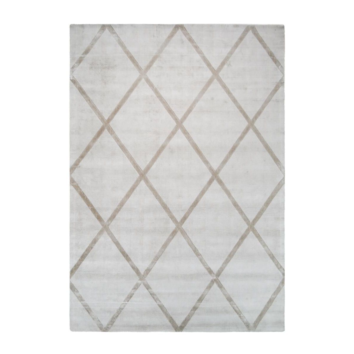 Kurzflorteppich „Luxury 210“ Elfenbein/Taupe, 120x170cm