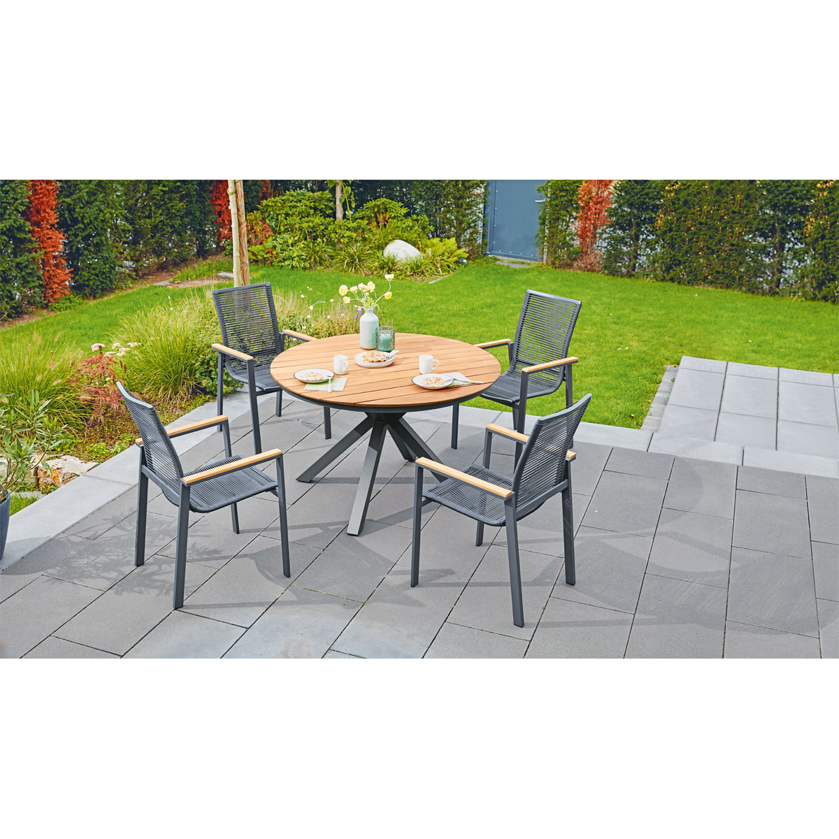 Haveson Stapelsessel Rondo grau Bild 10