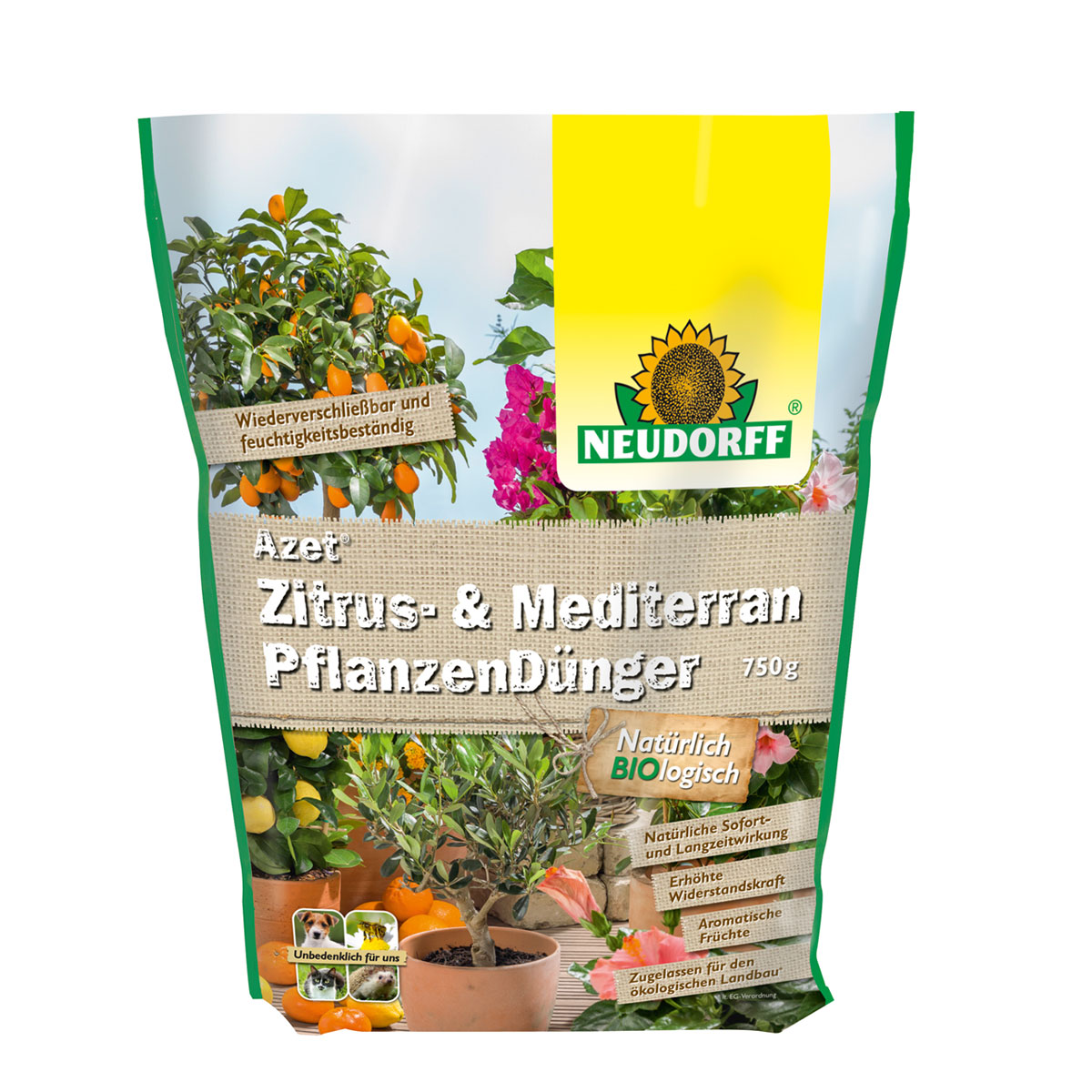Neudorff Azet Mediterranpflanzen Dünger 750 g