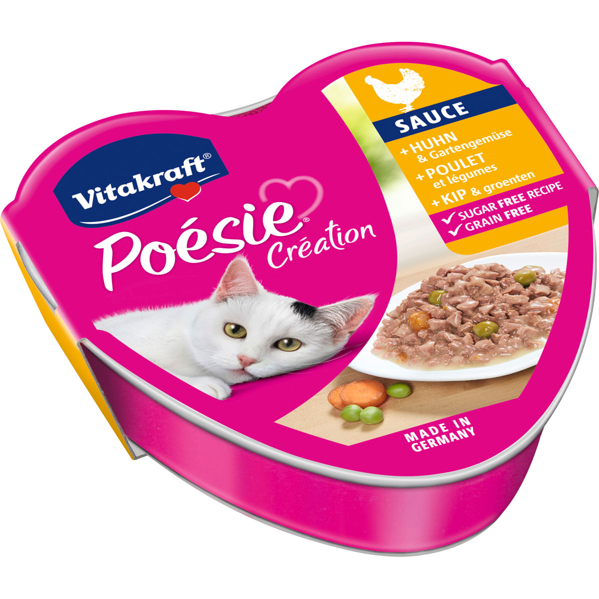 Poésie Sauce Huhn und Gartengemüse 85g Schale