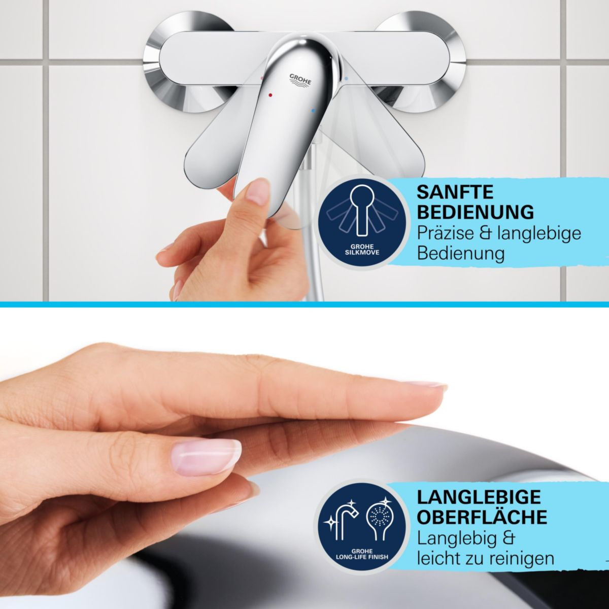 Grohe Einhand-Wannenbatterie Start 1/2" Bild 3