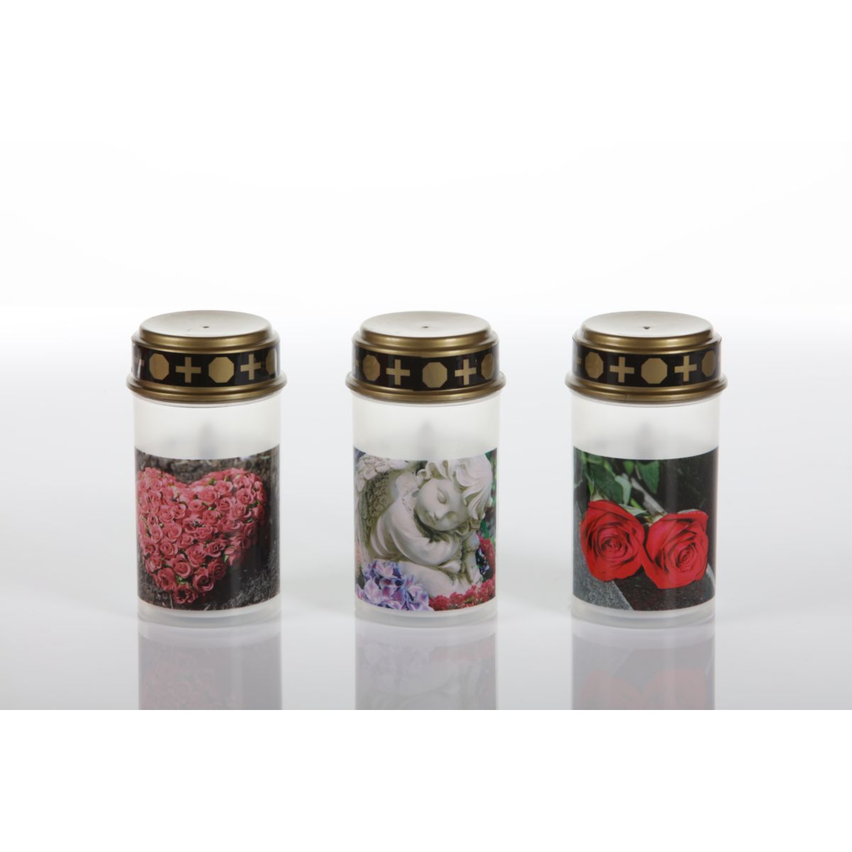 Flower Power LED Outdoor Grablampe mit Dorn TUMBA WHITE 7 x 13 cm Kunststoff