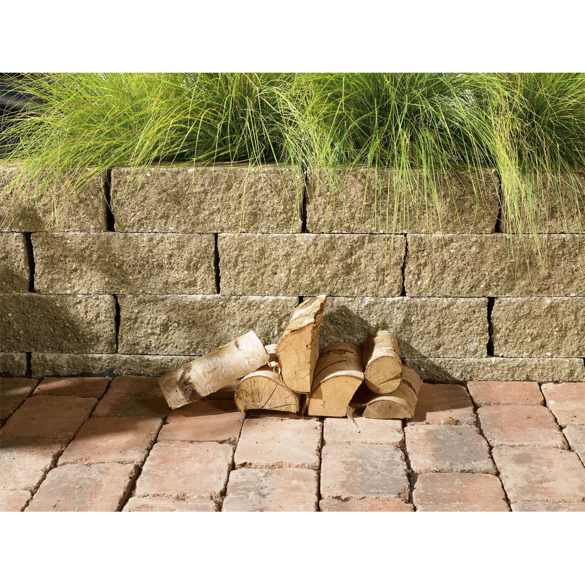 Lusit  Mauerstein Spaltino Mini Antik sahara-weiß-melange Bild 2