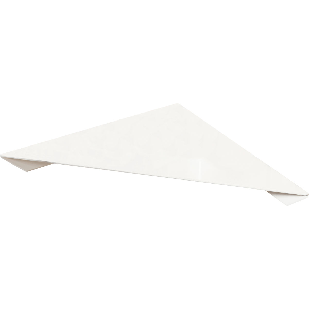 Schulte  Duschablage zum Kleben über Eck Mattweiß