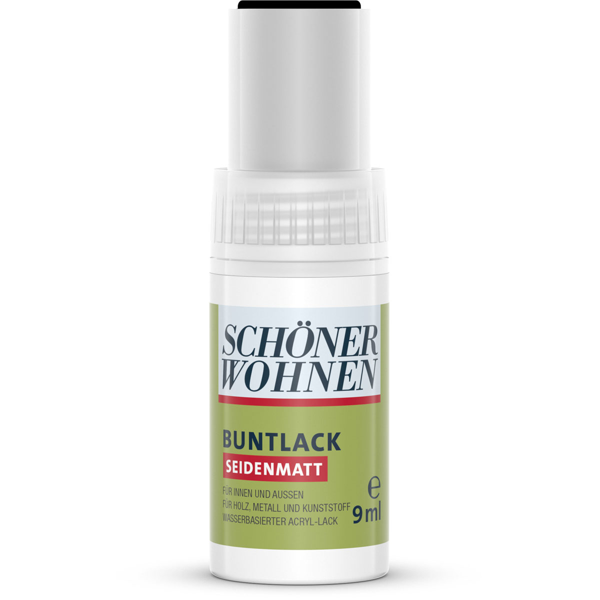 Schöner Wohnen Farbe Lackstift schwarz seidenmatt
