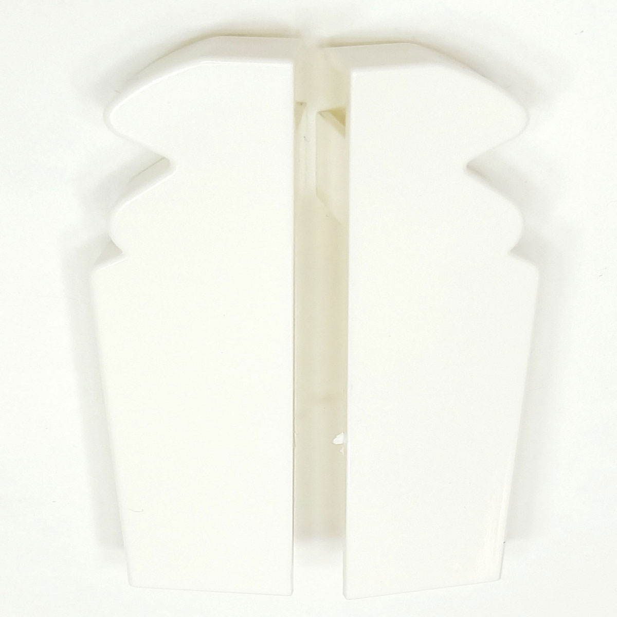 Endkappe Hamburg weiß 8 cm 1,8 x 0,7 x 8,0 cm