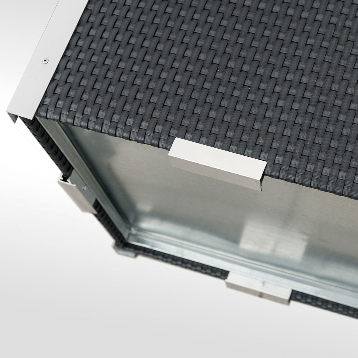 Wilk Rattan-Pflanzgefäß 38x38x38 cm, Kunststoff Bild 5