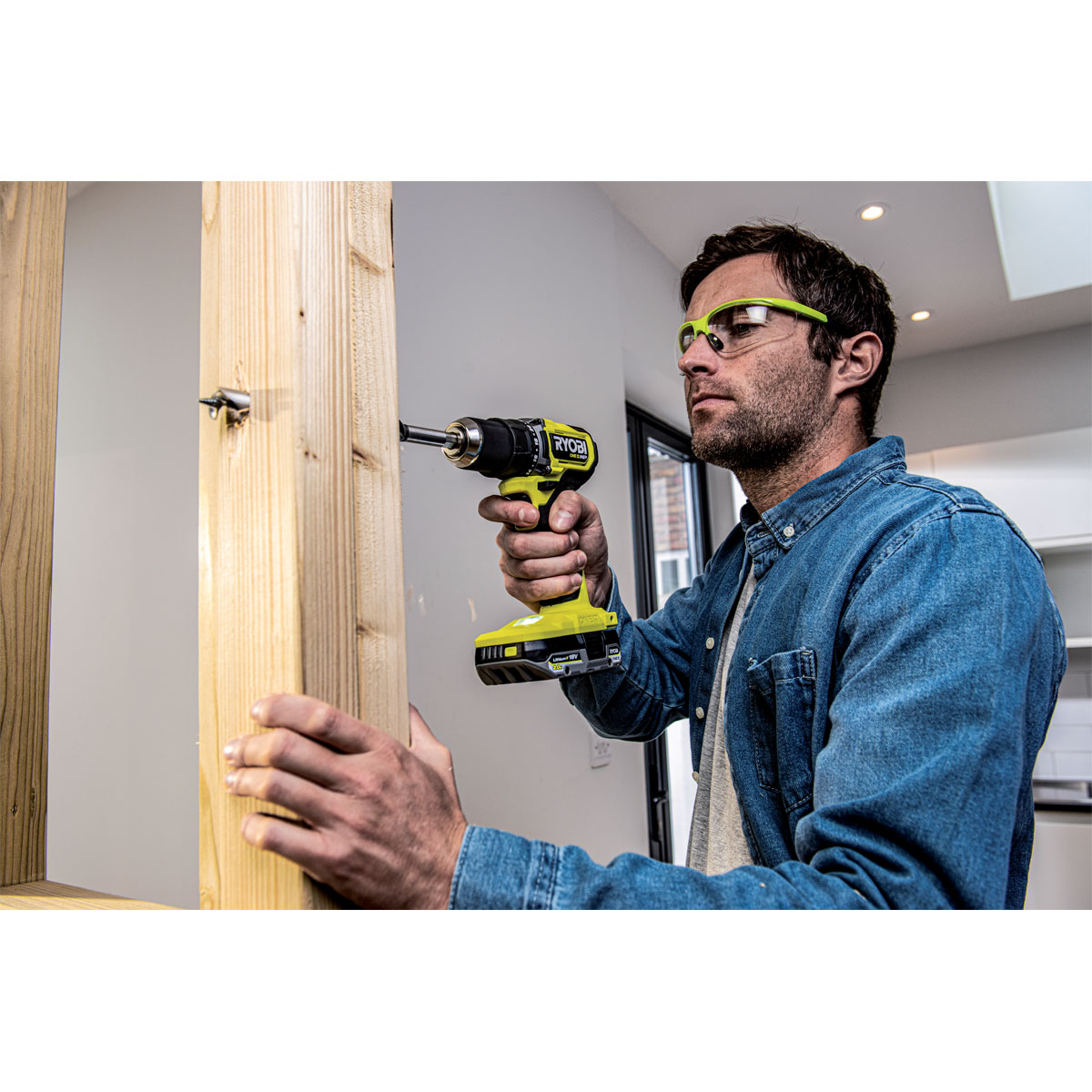 Ryobi  18V Akku-Bohrschrauber-Set RDD18C-220S 54 Nm inkl 2 x 2,0 Ah Akkus u Ladegerät Bild 3