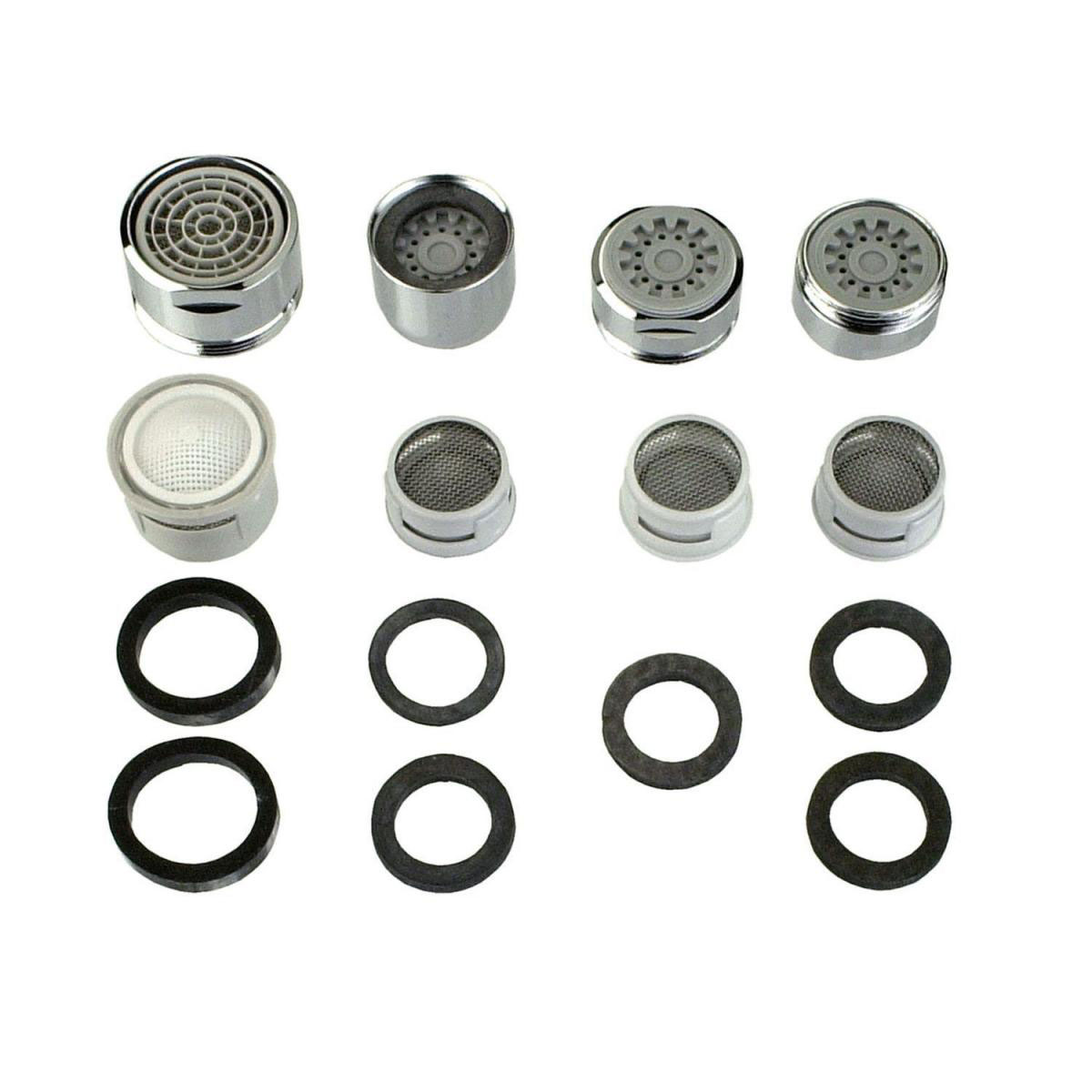 Luftsprudler-Set 8-teilig chrom