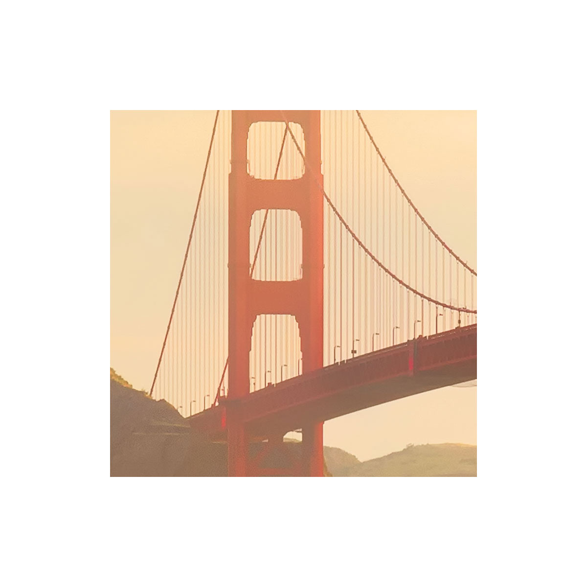 Komar  Vlies Fototapete Golden Gate 400x250 cm Bild 7