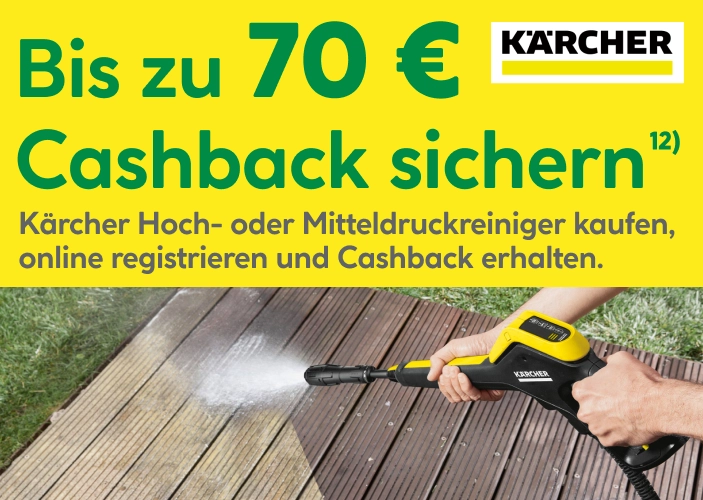 Bis zu 70 Euro Cashback sichern