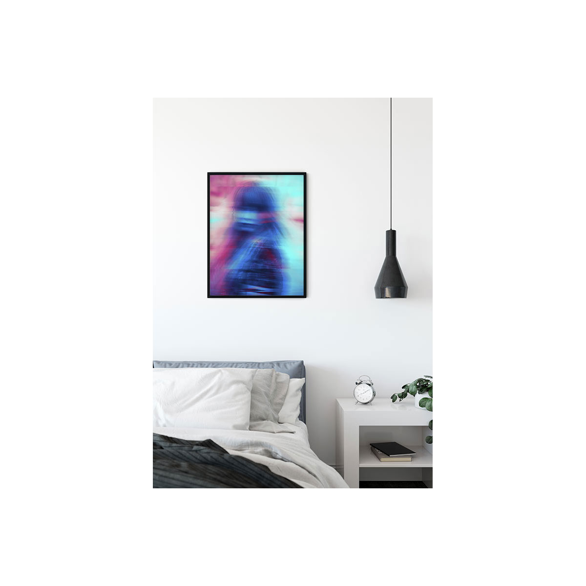 Komar  Wandbild Neon Girl 50x70 cm Bild 4
