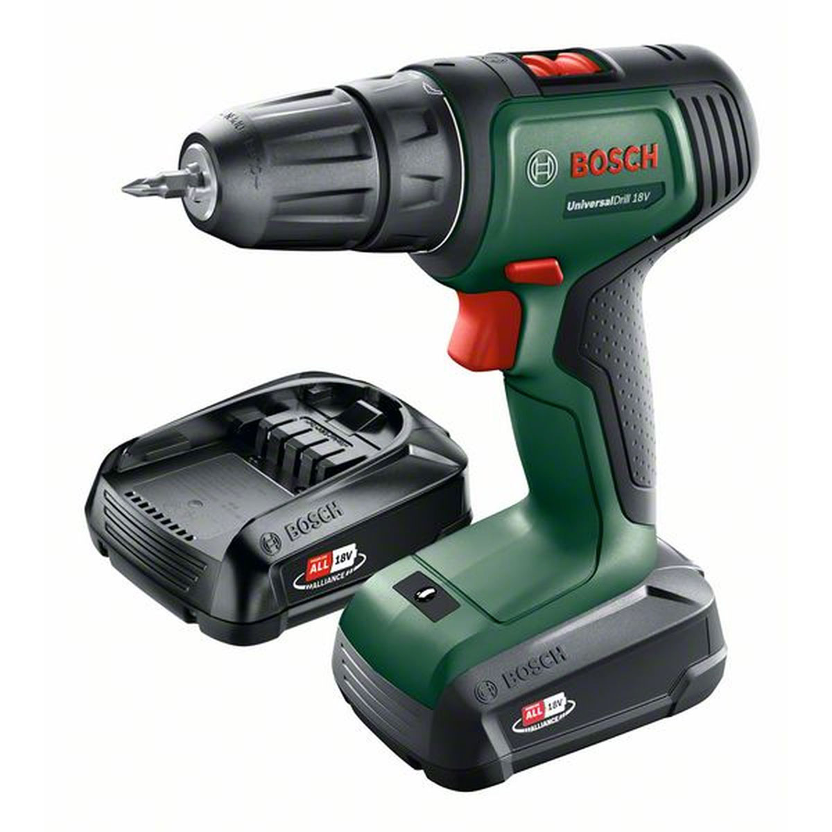 Bosch   Akku-Bohrschrauber-Set UniversalDrill 18V 2x 1,5Ah Akkus 5-teilig Bild 2