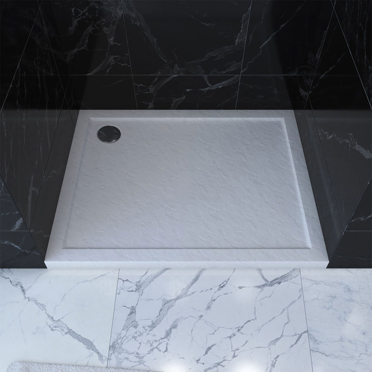 Aurlane Duschtasse Pedra 90 x 90 x 4 cm Bild 5