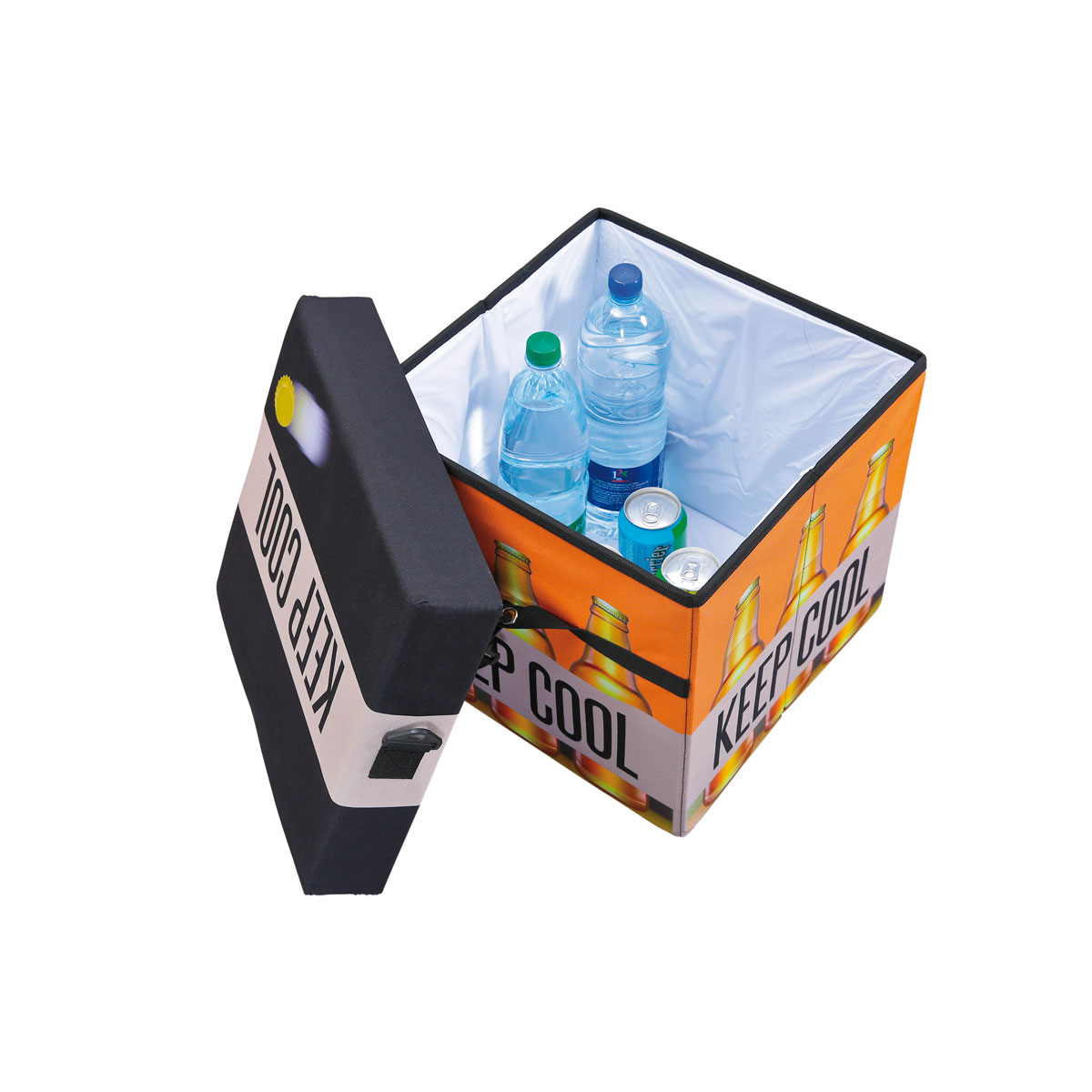 Inter Link Faltkiste „Fanbox II“, Bier, 37x36x37 cm Bild 9