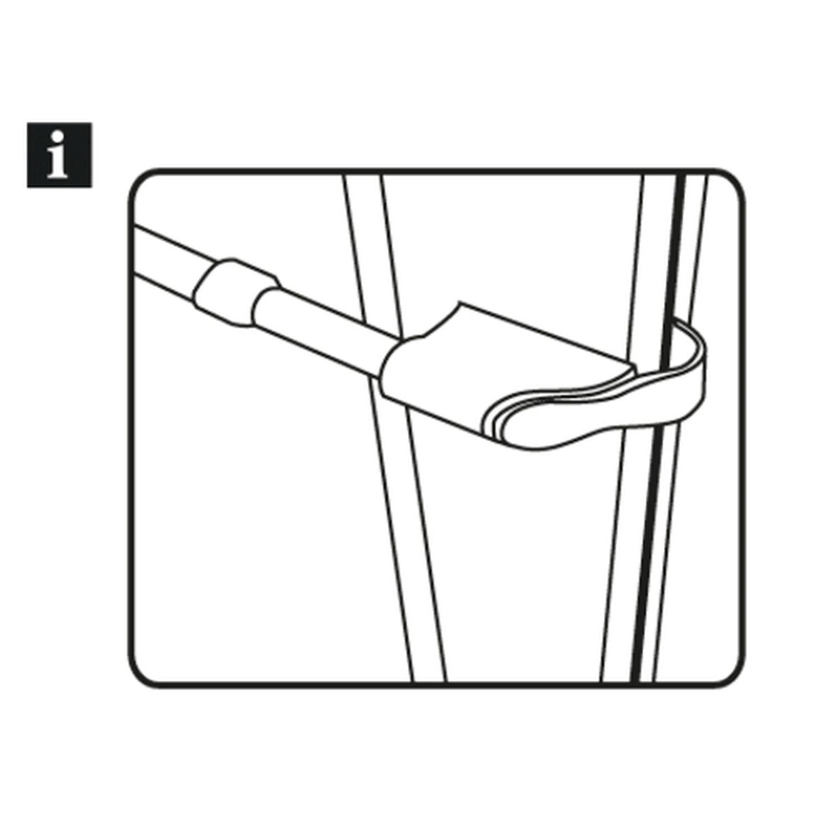 Gardinia Klemmvitrage 75-125 cm Durchmesser 10/12 mm silber Bild 2
