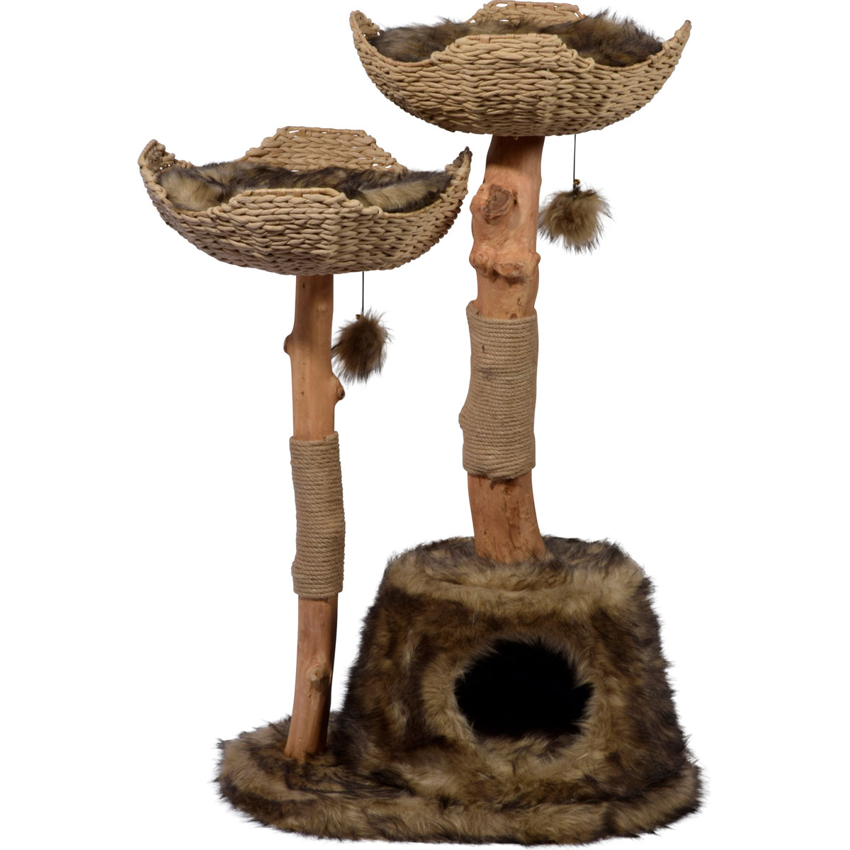 dobar Kratzbaum Tony 60 x 111 x 45 cm braun