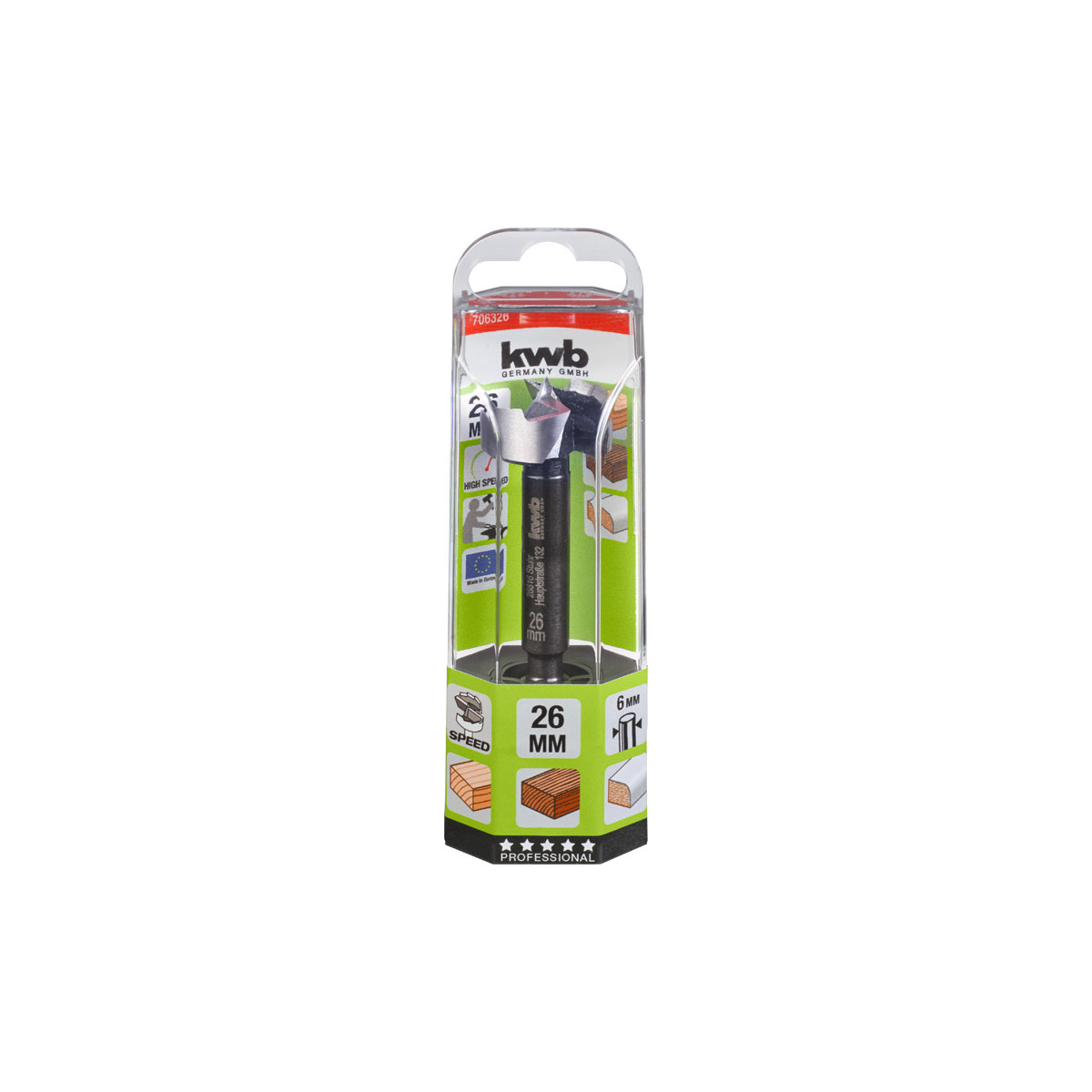 kwb  Forstnerbohrer Speed Durchmesser 26 mm Bild 2