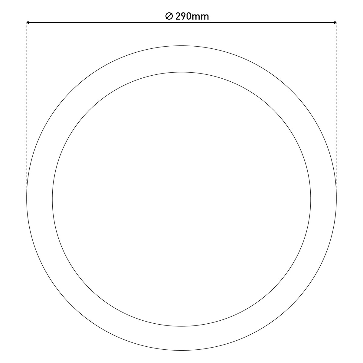 Naeve LED DL Bonus Metall/KS weissLxBxH: 29x29x1,5cm Bild 11