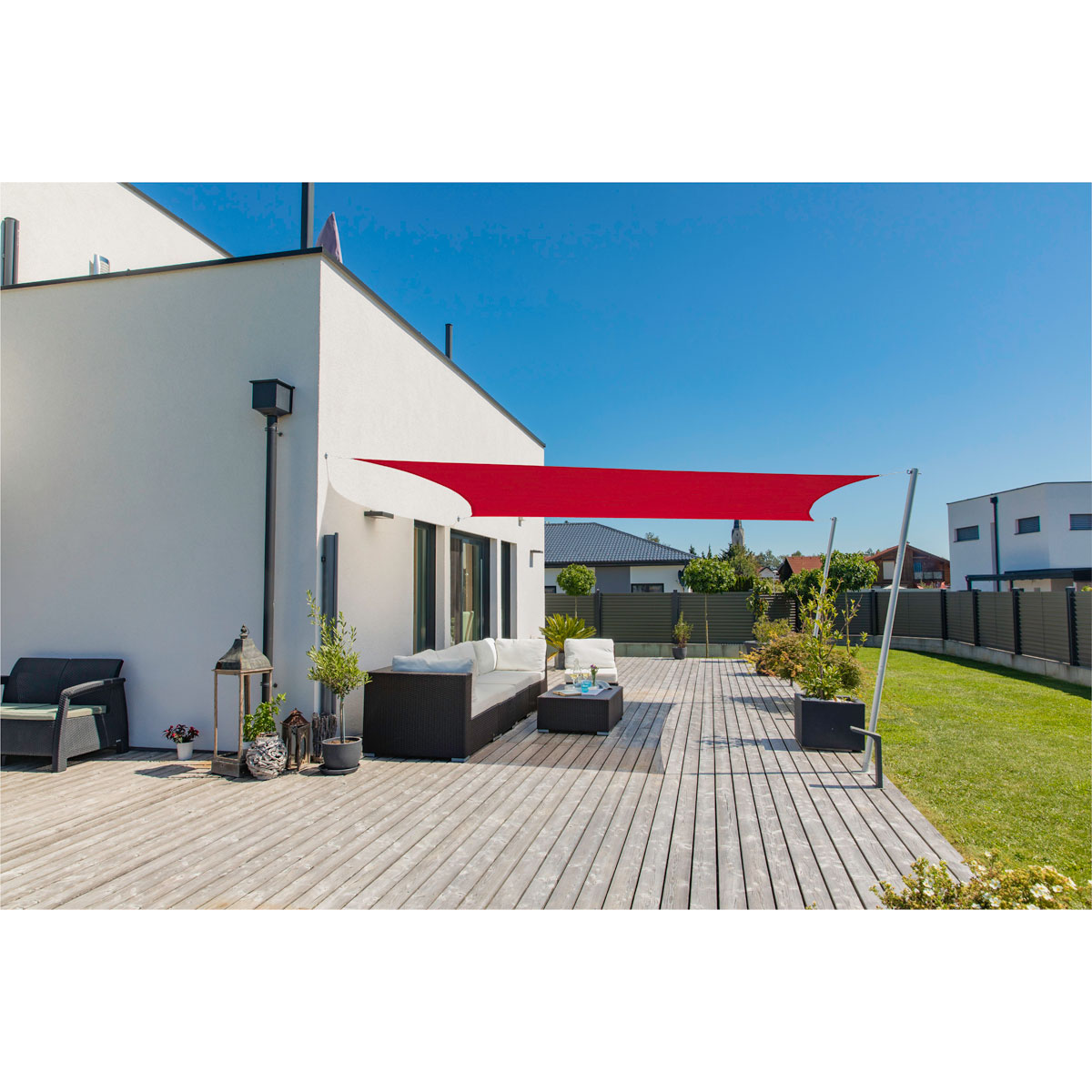 Rechteck-Segel Cannes 2 x 3 m brick Bild 1