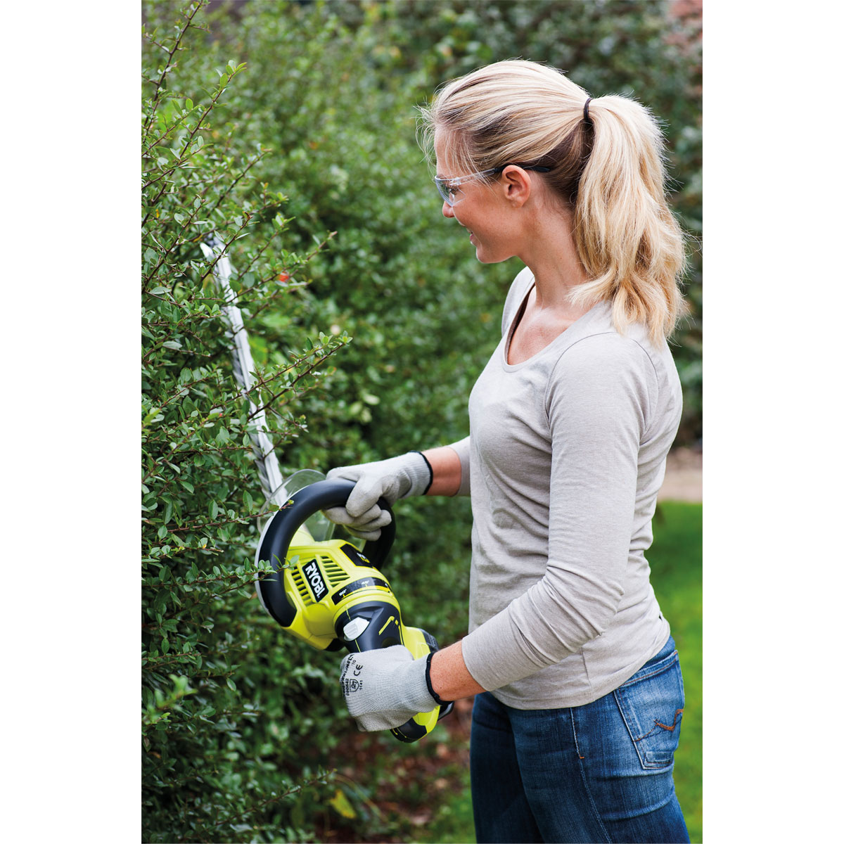 Ryobi Akku-Heckenschere OHT1855R ohne Akku und Ladegerät Bild 2