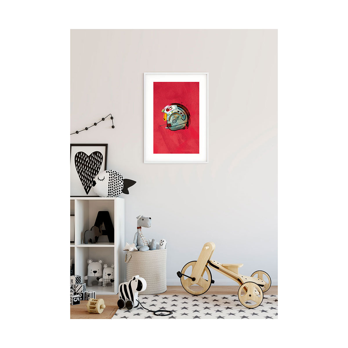 Komar  Wandbild Star Wars Classic Helmets Rebel Pilot 30x40 cm Bild 3