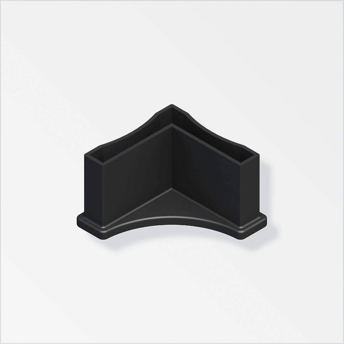 MyTool  Regalfuß 23,5 mm schwarz 2 Stück