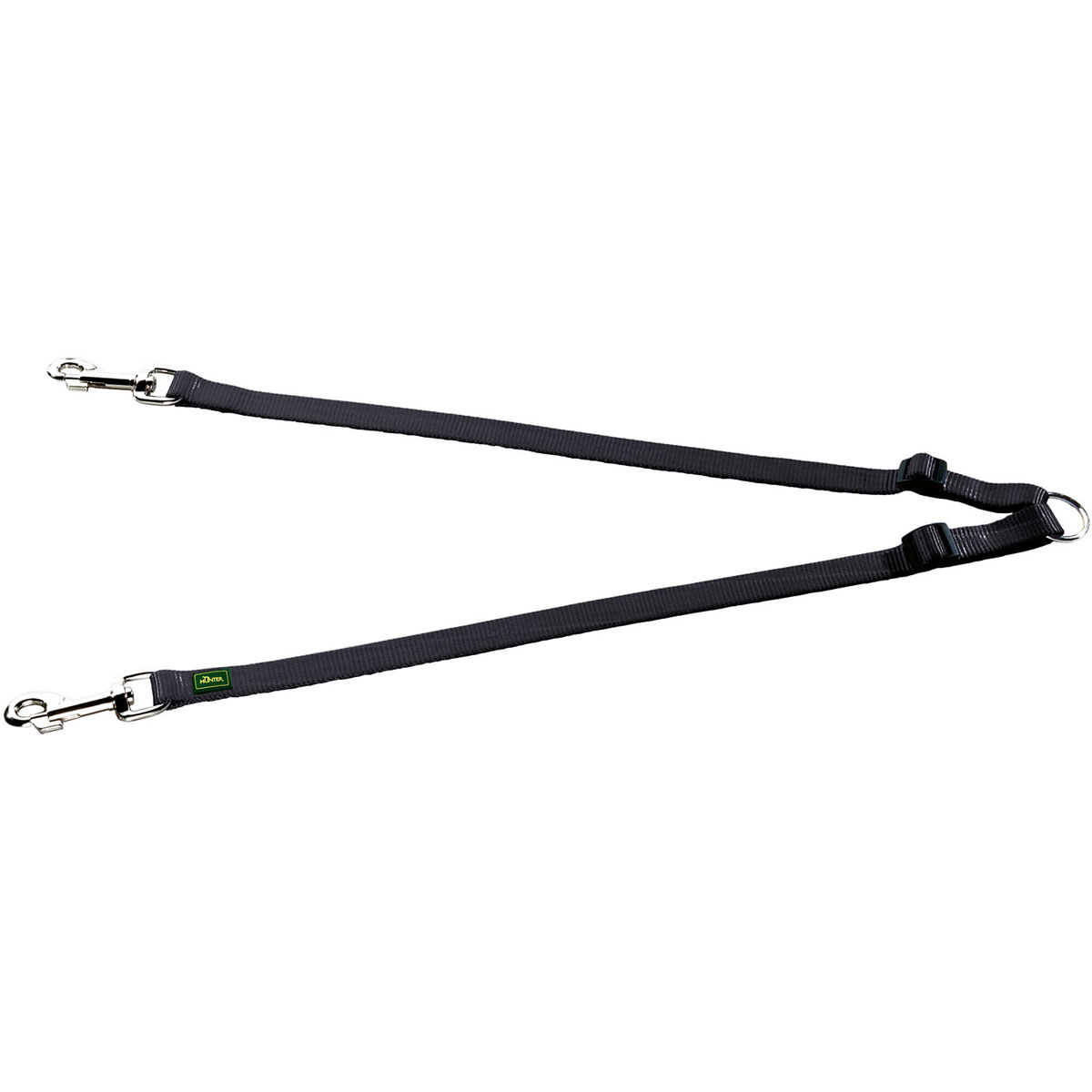 Hunter Leinen-Koppel schwarz Größe S