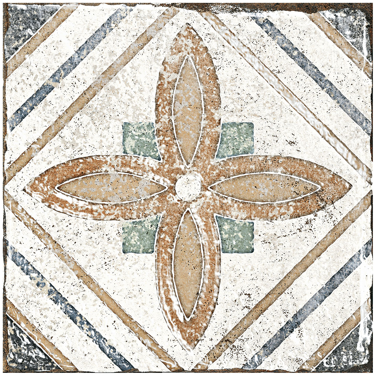 Feinsteinzeug Marrakesh Beige glasiert matt 20 x 20 x 1 cm Bild 4