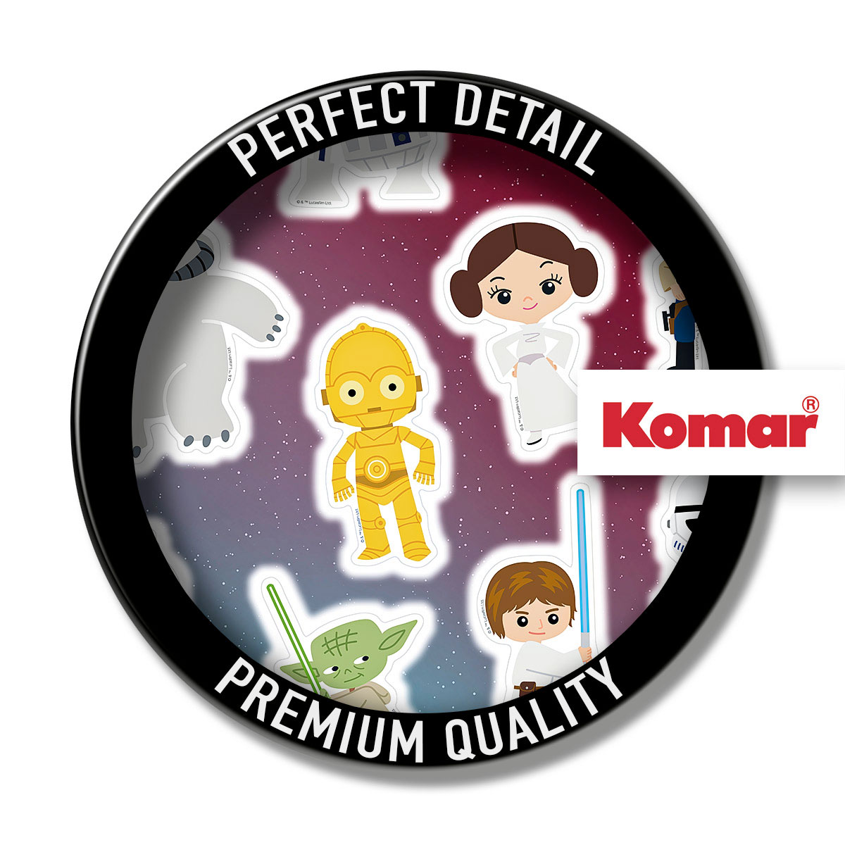 Komar  Wandtattoo Star Wars Little Heroes 50x70 cm Bild 3