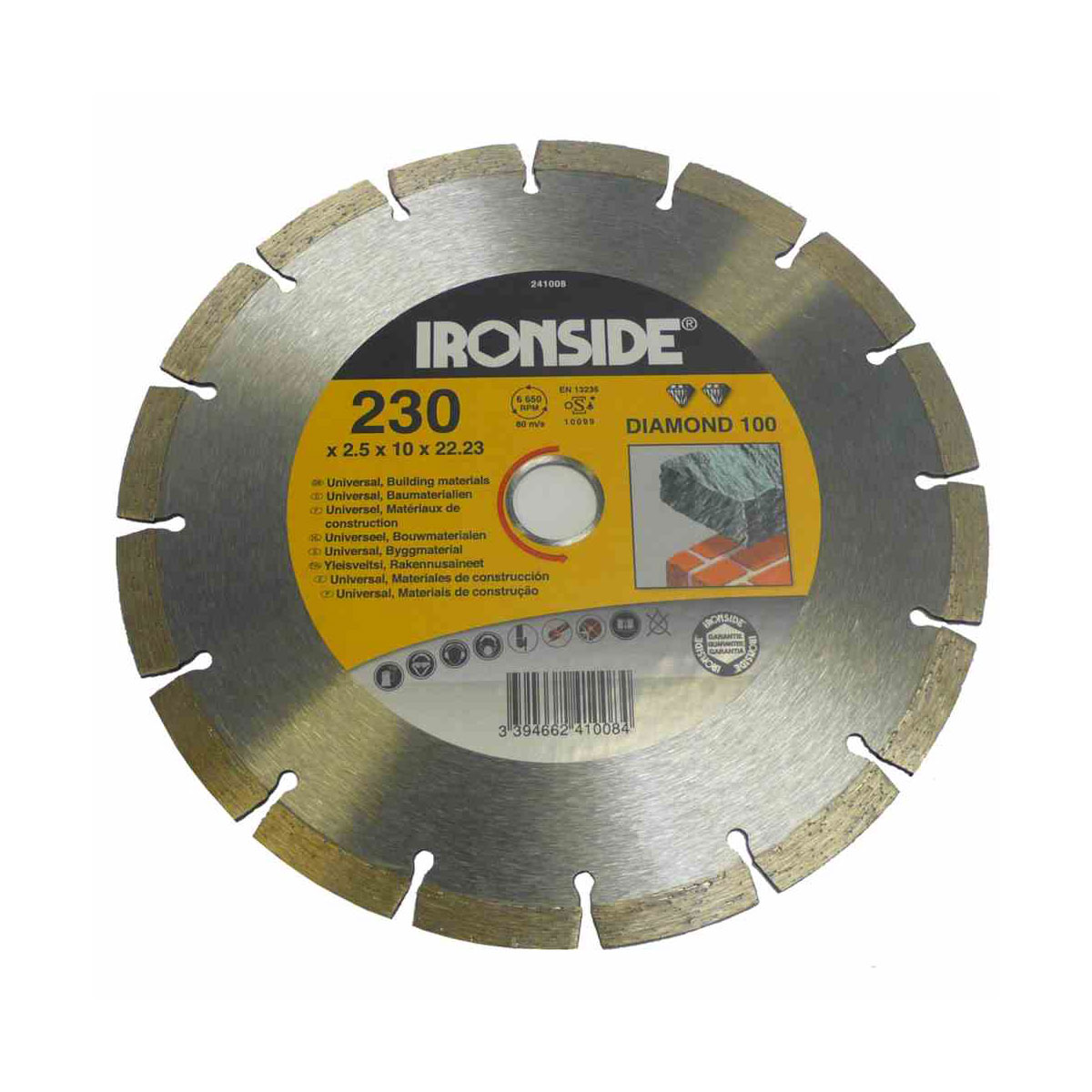 Ironside Diamanttrennscheibe 230 mm