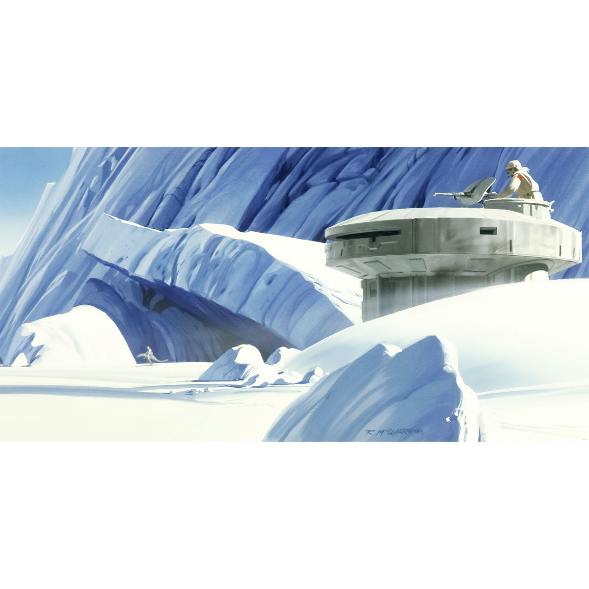 Komar  Vlies Fototapete Star Wars Classic Hoth Echo Base 500x250 cm Bild 2