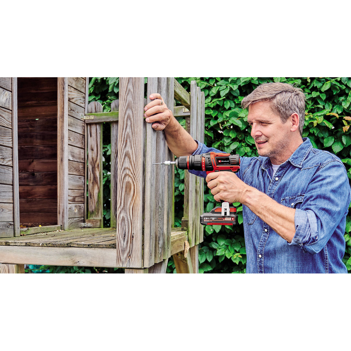 Einhell Akku-Bohrschrauber TE-CD 18/45 3X-Li und 22 1 x 2,0Ah Bild 5