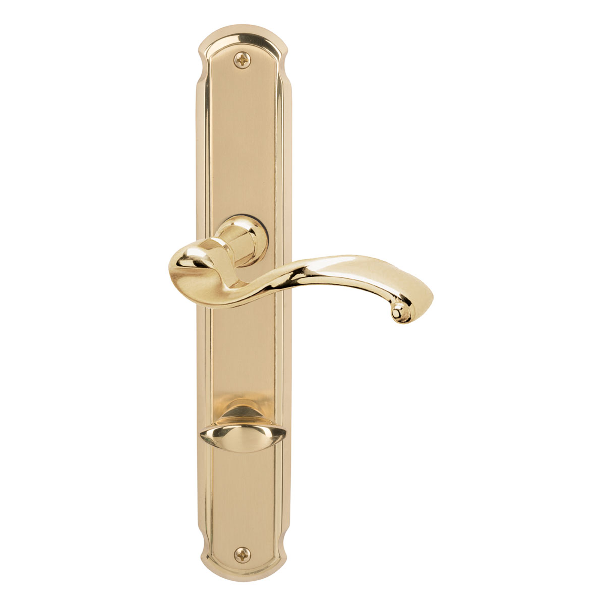 Alpertec Langschildgarnitur Bianca-LS für WC poliert/satiniert