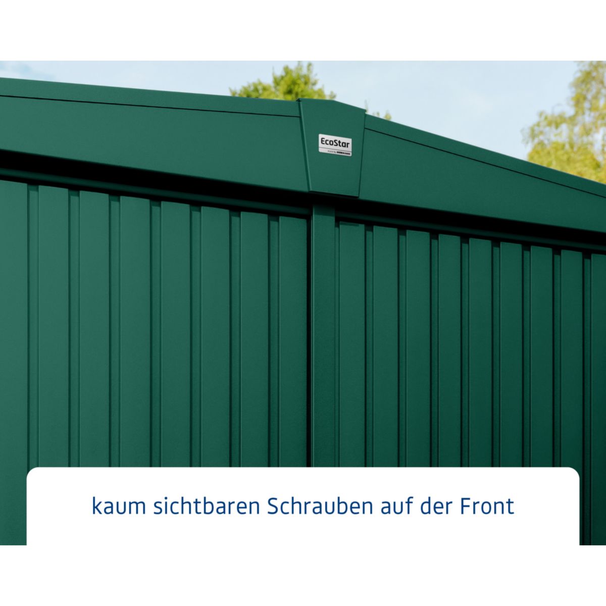 EcoStar  Gerätehaus Trend-STyp 1RAL6005 1 flg Bild 5