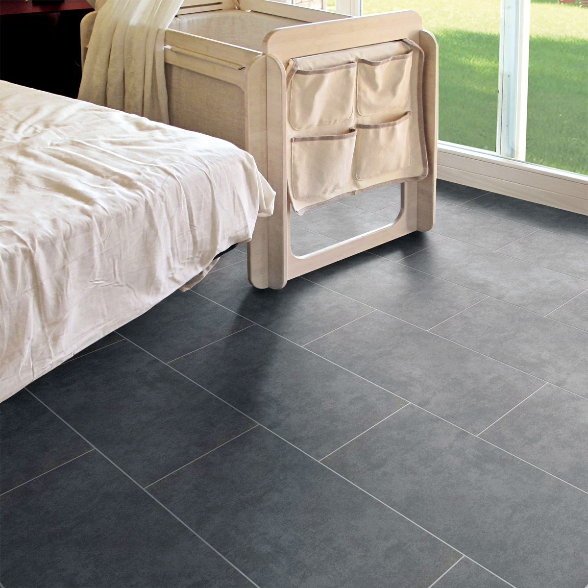 Feinsteinzeug Trend anthrazit 30,5 x 61 x 0,82 cm Bild 2