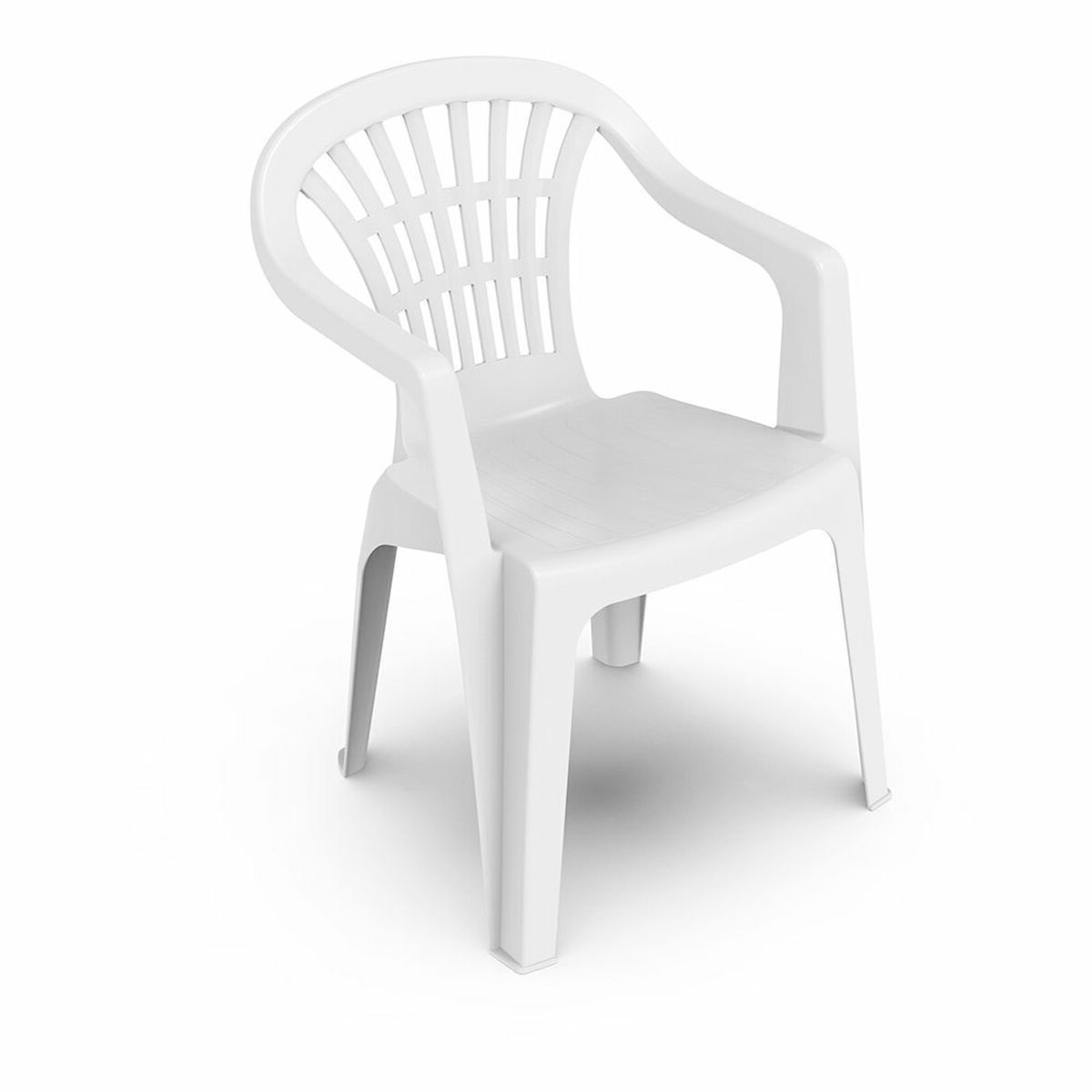 Stapelsessel LYRA weiß BxHxT 56 x 80 x 54 cm Bild 1