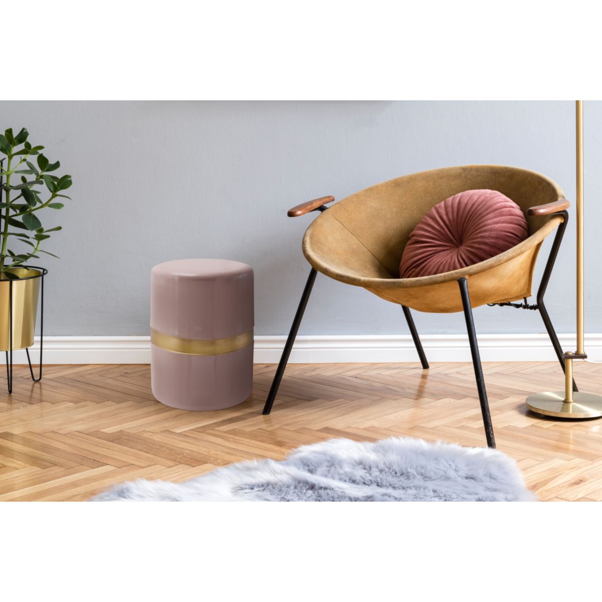 Beistelltisch Art Deco 475 altrosa Bild 3