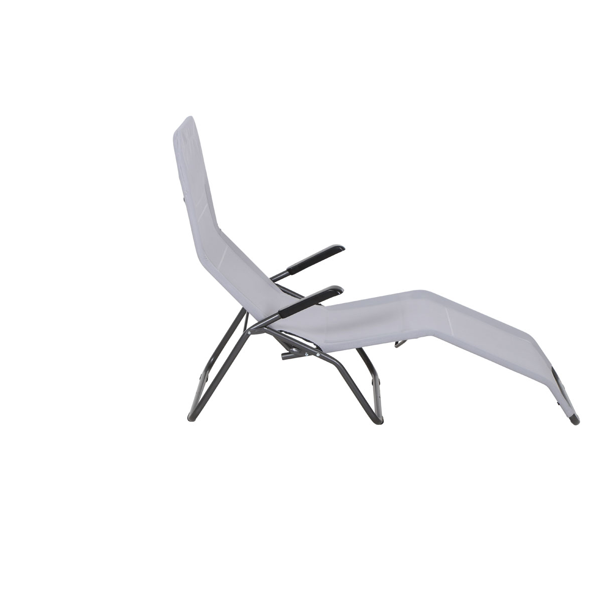 Kippliege Anco 144 x 72,5 x 103,5 cm 1-fach verstellbar anthrazit/grau Bild 3