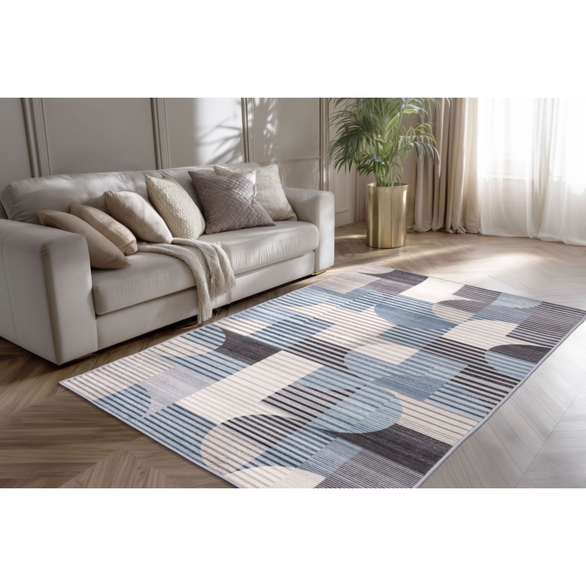 Bluster 425 Blau 160 x 230 cm Bild 3