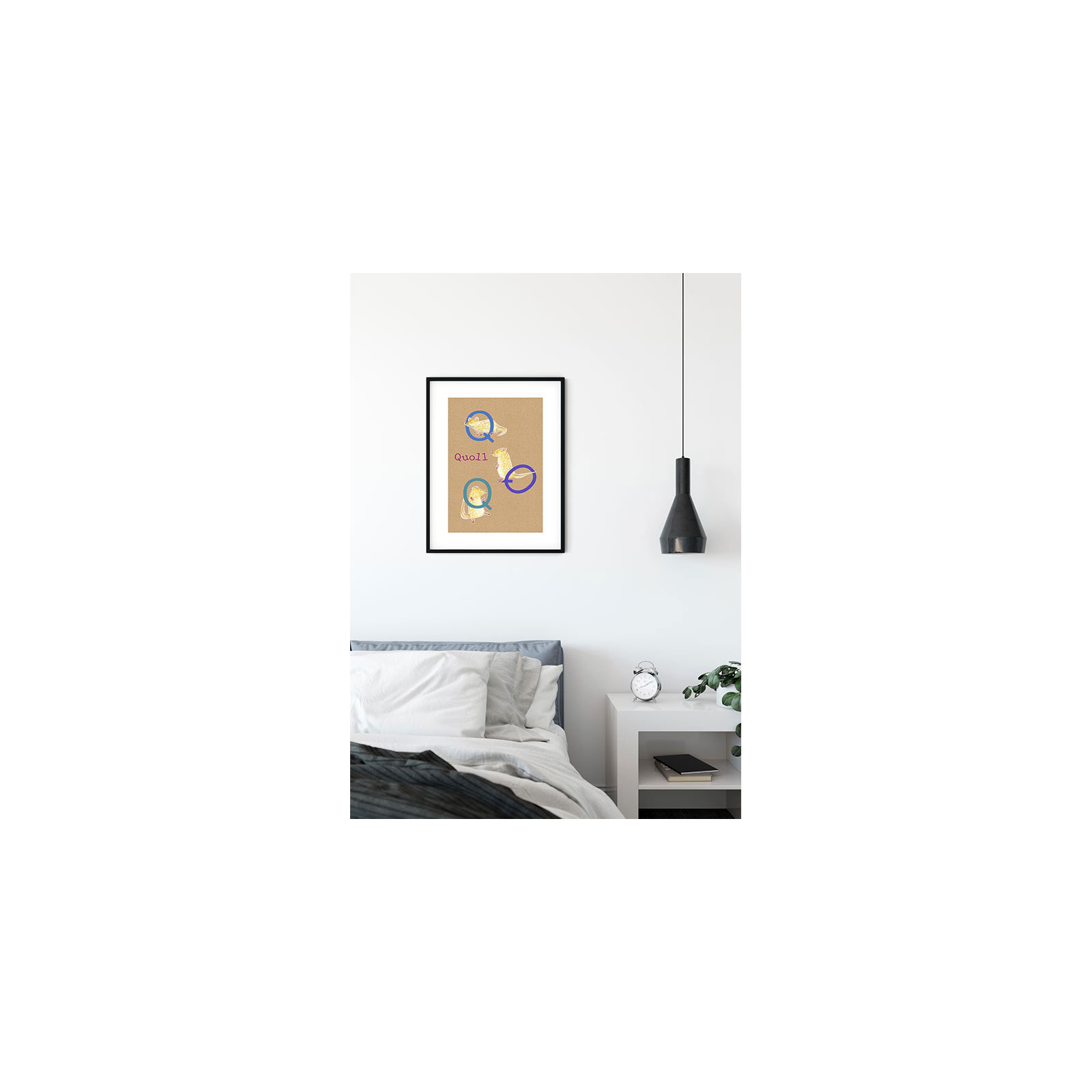 Komar  Wandbild ABC Animal Q 40x50 cm Bild 3