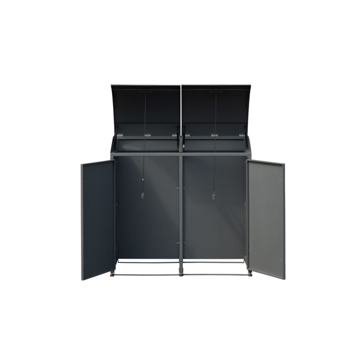 Westmann Mülltonnenbox Moderna 2 2x 240 L 83x139x135 cm Bild 3