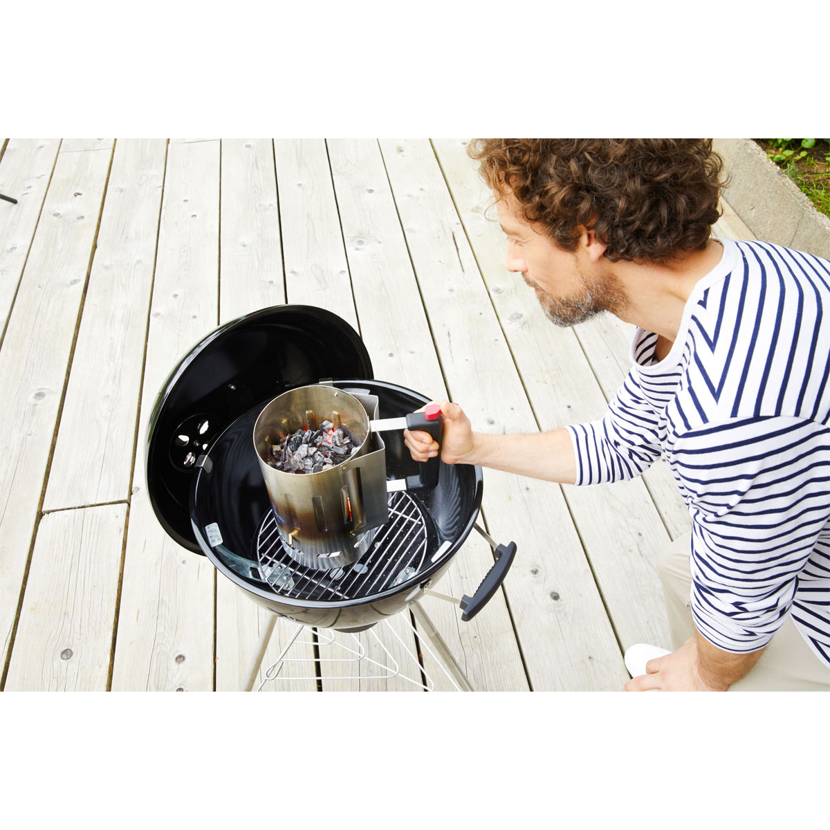 Rothmann Anzündkamin Exclusive inkl Auto-Release-Funktion Material Edelstahl Bild 5